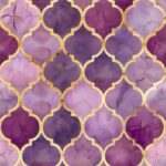 seamless purple pattern